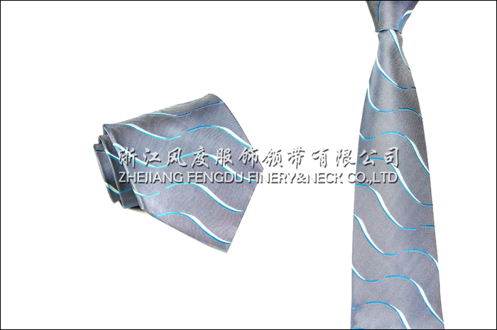 農行 色織滌絲領帶