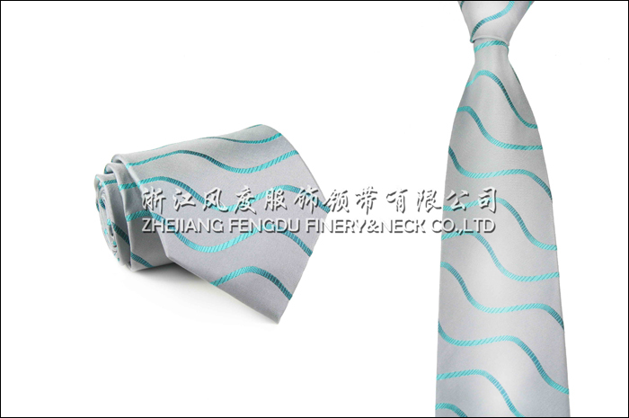 農行 色織滌絲領帶