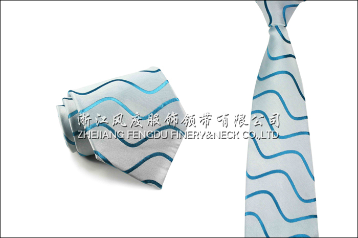 農行 色織滌絲領帶