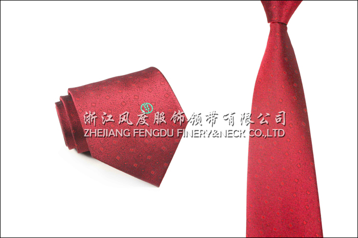 農行 色織滌絲領帶