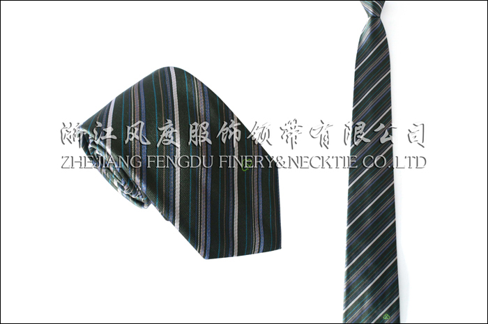 福州地鐵 色織真絲領帶